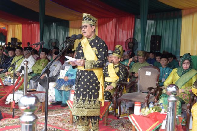 Saat Apel HUT ke-62 Provinsi Riau 2019, Ini Harapan Gubri Syamsuar